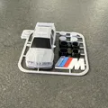 Mô hình lắp ráp BMW E30 Kit Card in 3D chi tiết cực chất - Thumbnail 3