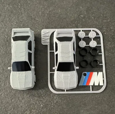 Mô hình lắp ráp BMW E30 Kit Card in 3D chi tiết cực chất