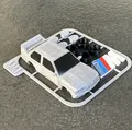 Mô hình lắp ráp BMW E30 Kit Card in 3D chi tiết cực chất - Thumbnail 5