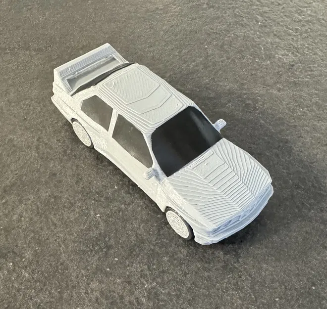 Mô hình lắp ráp BMW E30 Kit Card in 3D chi tiết cực chất - Image 6