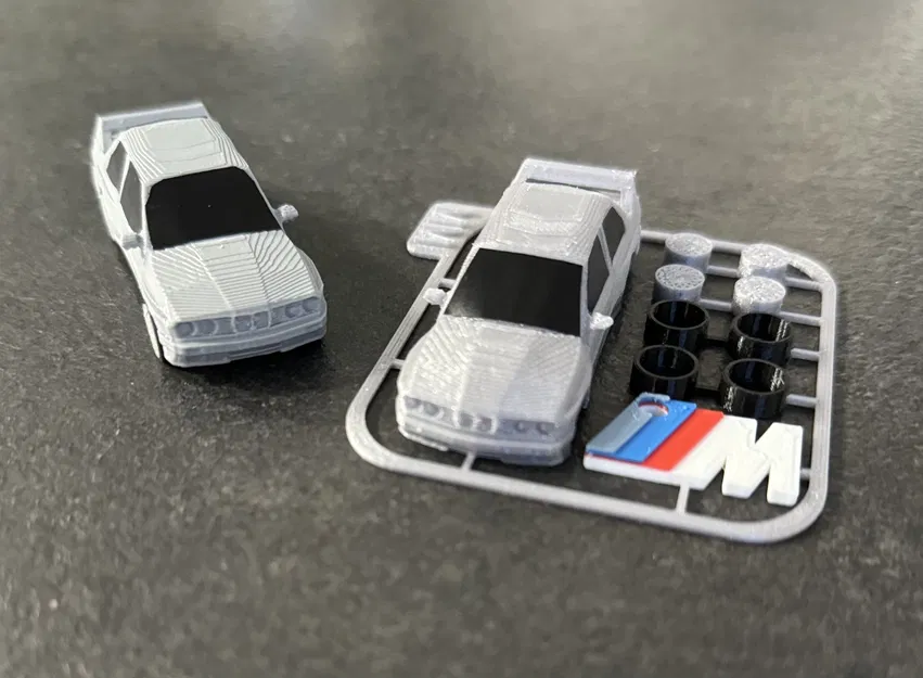 Mô hình lắp ráp BMW E30 Kit Card in 3D chi tiết cực chất - Image 7