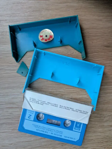 Vỏ hộp thay thế cho băng Cassette (Compact Cassette Case Replacement) - Image 4