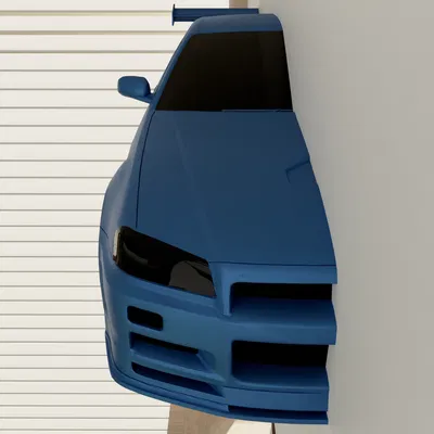 Nissan Skyline GT-R R34 Treo Tường