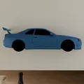 Nissan Skyline GT-R R34 Treo Tường - Thumbnail 3