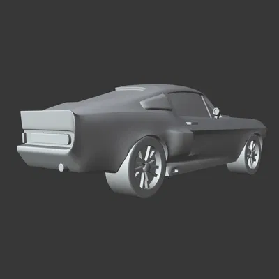 Mô hình treo tường Mustang Shelby GT500