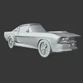Mô hình treo tường Mustang Shelby GT500 - Thumbnail 5