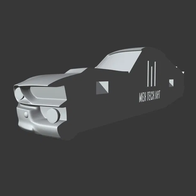 Mô hình treo tường Mustang Shelby GT500 - Image 6