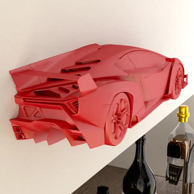 Lamborghini Veneno treo tường - Mô hình nghệ thuật độc đáo - Image 1