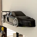 Mô hình Audi R8 Le Mans gắn tường - Thumbnail 1