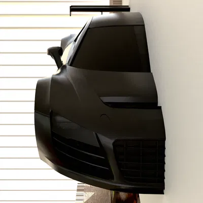 Mô hình Audi R8 Le Mans gắn tường