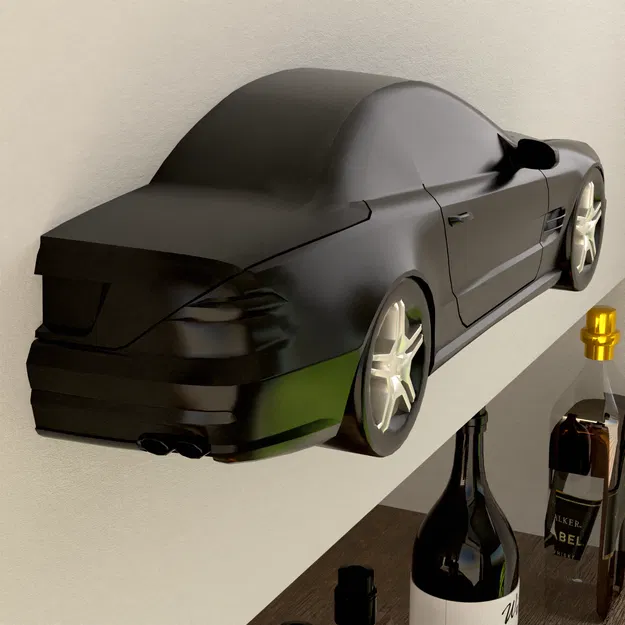Mô hình treo tường Mercedes-Benz SL65 AMG V12 - Image 3