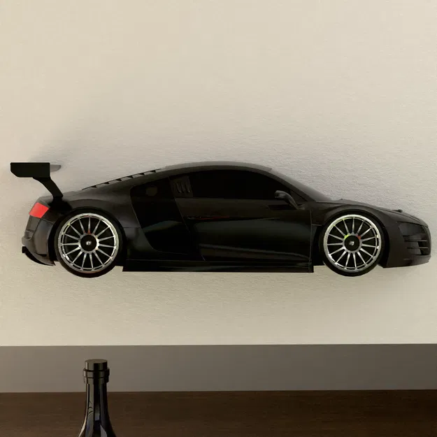 Mô hình Audi R8 Le Mans gắn tường - Image 4