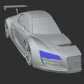Mô hình Audi R8 Le Mans gắn tường - Thumbnail 5