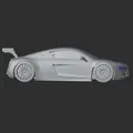Mô hình Audi R8 Le Mans gắn tường - Thumbnail 7