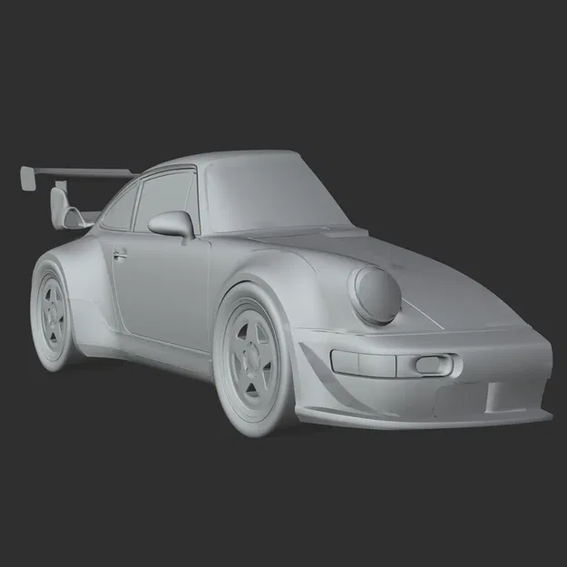 Mô hình RWB Porsche 911 (964) Turbo treo tường - Image 6