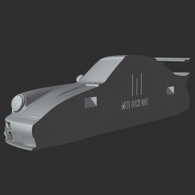 Mô hình RWB Porsche 911 (964) Turbo treo tường - Image 7