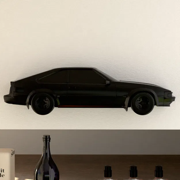 Mô hình treo tường Toyota Celica Supra MK2 - Image 3