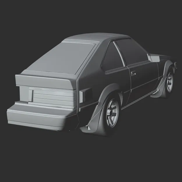 Mô hình treo tường Toyota Celica Supra MK2 - Image 5