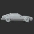 Mô hình treo tường Toyota Celica Supra MK2 - Thumbnail 6