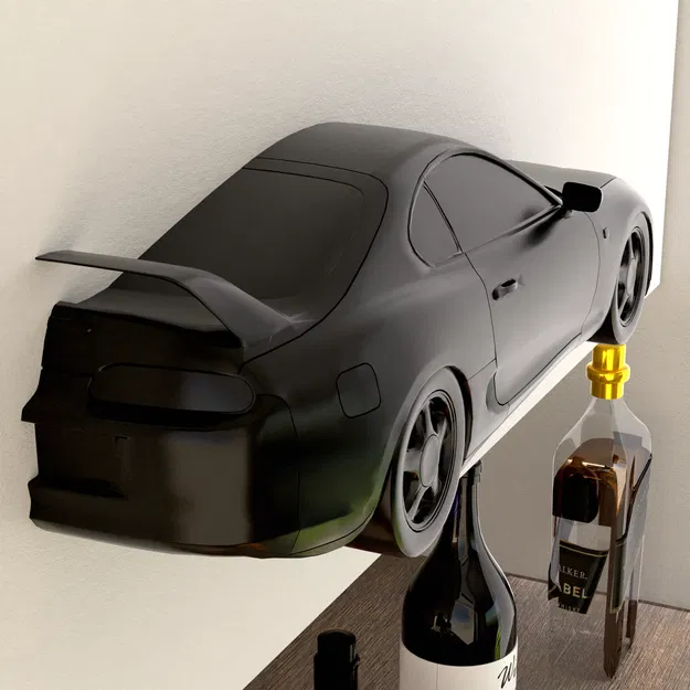 Mô hình Toyota Supra MK4 treo tường - Image 2