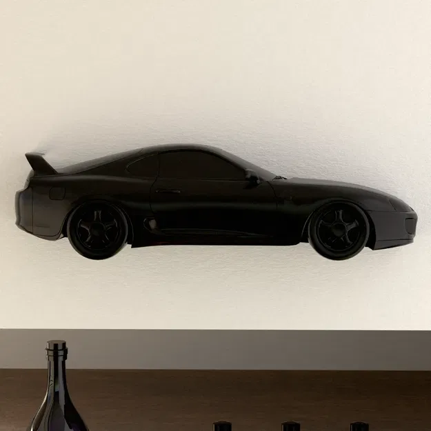 Mô hình Toyota Supra MK4 treo tường - Image 3