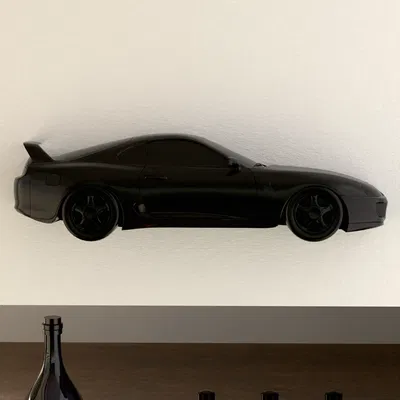 Mô hình Toyota Supra MK4 treo tường