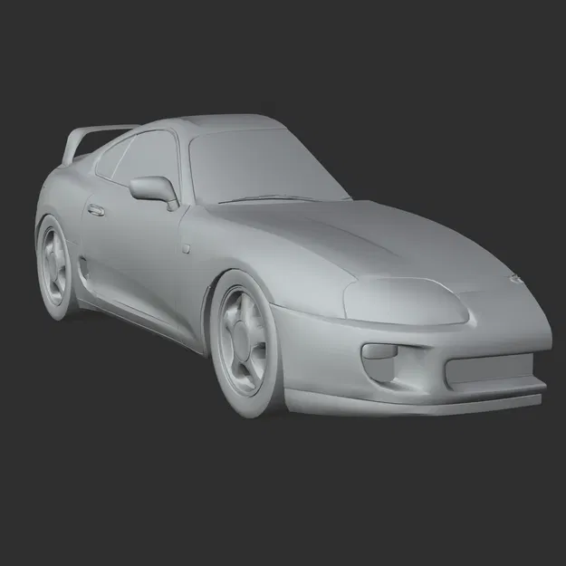 Mô hình Toyota Supra MK4 treo tường - Image 4