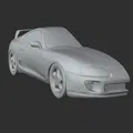 Mô hình Toyota Supra MK4 treo tường - Thumbnail 4