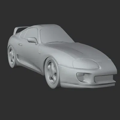 Mô hình Toyota Supra MK4 treo tường