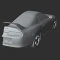 Mô hình Toyota Supra MK4 treo tường - Thumbnail 5