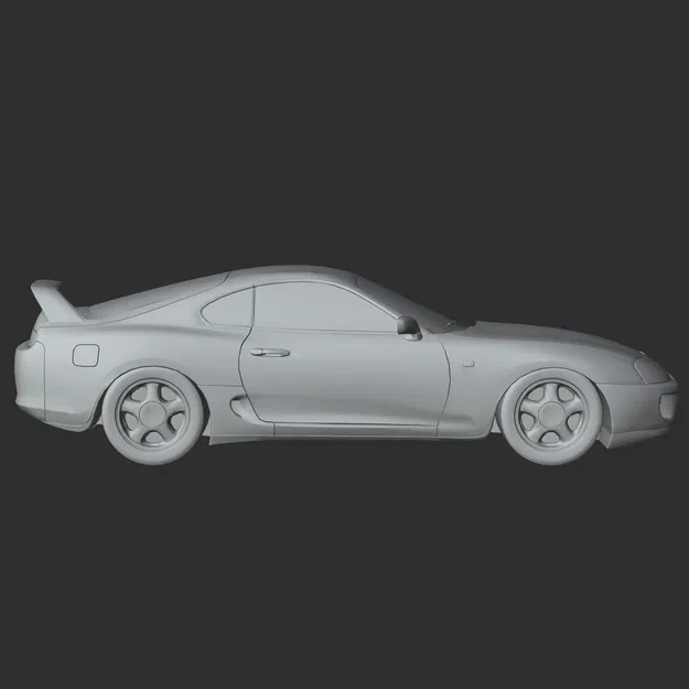 Mô hình Toyota Supra MK4 treo tường - Image 6