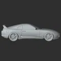 Mô hình Toyota Supra MK4 treo tường - Thumbnail 6