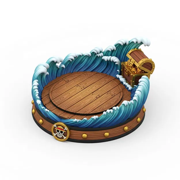 Đế trưng bày mô hình One Piece chủ đề biển cả độc đáo cho dân chơi - Image 1