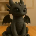 Mô hình rồng Toothless 3D dễ thương - File STL chất lượng cao - Thumbnail 1