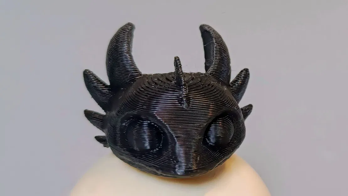 Vòng giữ khăn quàng cổ in 3D hình rồng Toothless độc đáo - Image 3