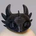 Vòng giữ khăn quàng cổ in 3D hình rồng Toothless độc đáo - Thumbnail 3