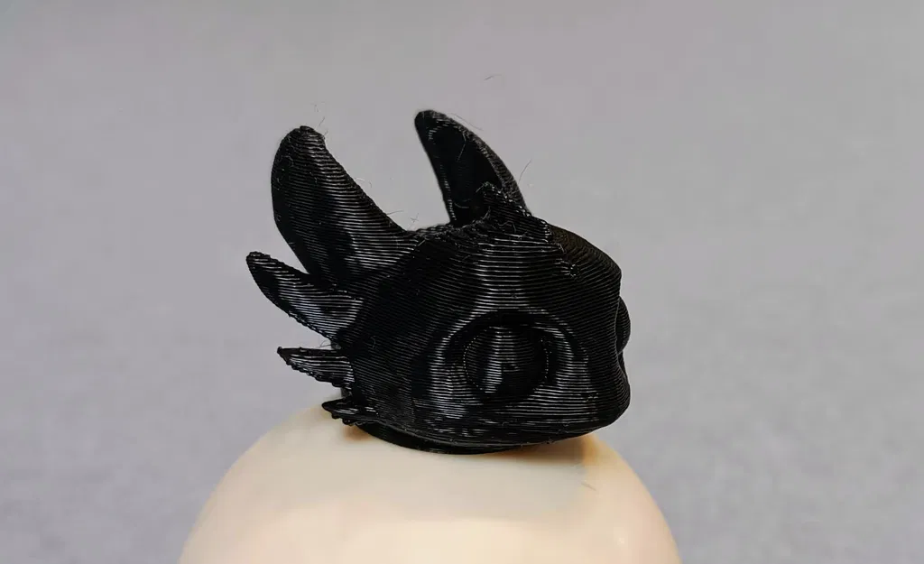 Vòng giữ khăn quàng cổ in 3D hình rồng Toothless độc đáo - Image 5