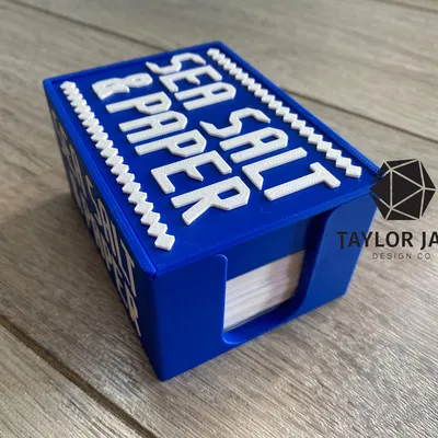 Hộp Đựng Nhỏ Gọn và Bộ Token cho Sea Salt and Paper
