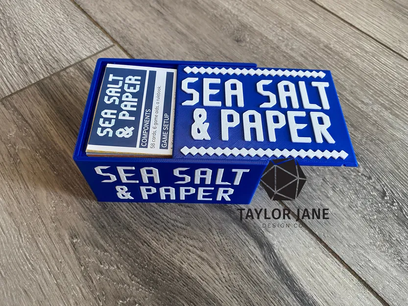 Hộp Đựng Nhỏ Gọn và Bộ Token cho Sea Salt and Paper - Image 4