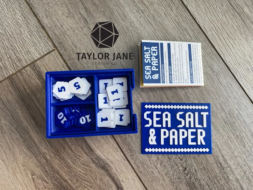 Hộp Đựng Nhỏ Gọn và Bộ Token cho Sea Salt and Paper - Image 6