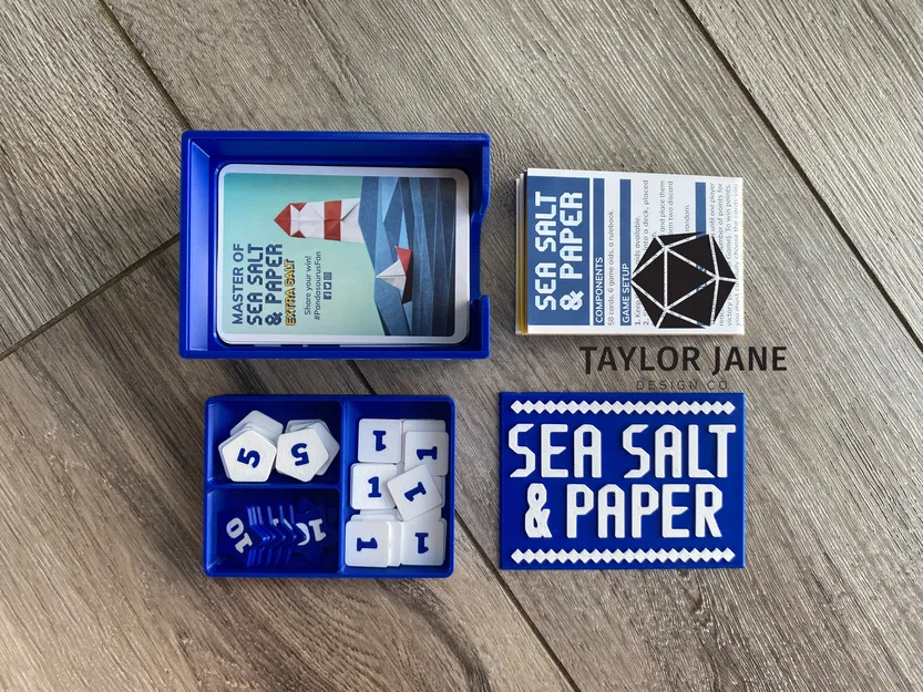 Hộp Đựng Nhỏ Gọn và Bộ Token cho Sea Salt and Paper - Image 7
