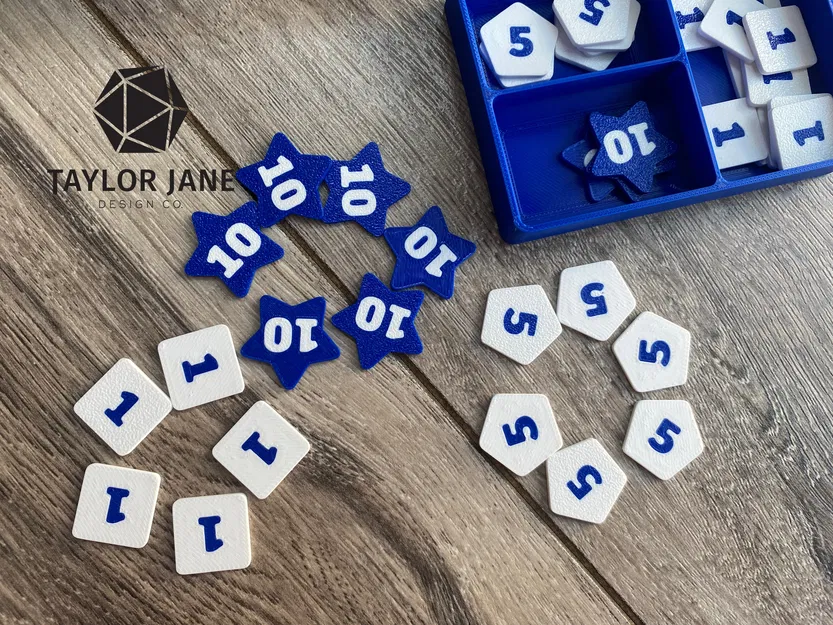 Hộp Đựng Nhỏ Gọn và Bộ Token cho Sea Salt and Paper - Image 8