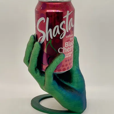 Giá đỡ lon hình bàn tay - In không cần support