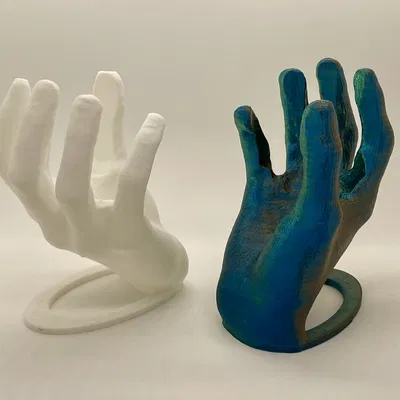 Giá đỡ lon hình bàn tay - In không cần support