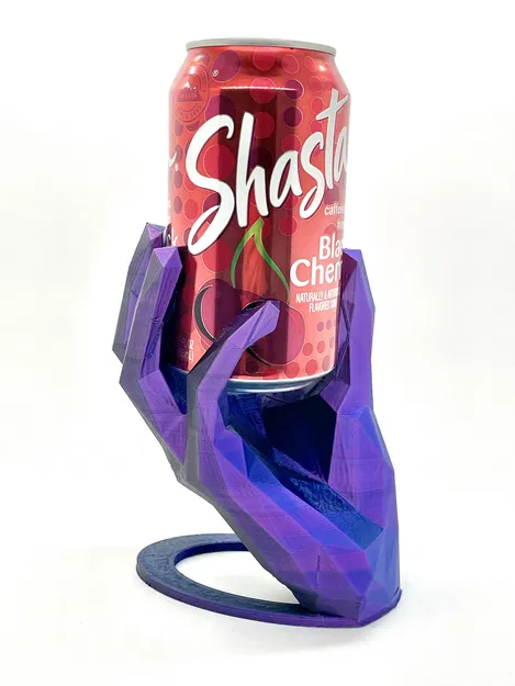 Đế Giữ Lon Nước Hình Bàn Tay (Kiểu Low-Poly) - Image 1