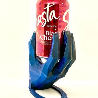 Đế Giữ Lon Nước Hình Bàn Tay (Kiểu Low-Poly)