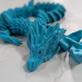 Mô hình rồng nước Aqua Dragon 3D linh hoạt in không cần hỗ trợ - Thumbnail 1