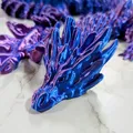 Mô hình rồng nước Aqua Dragon 3D linh hoạt in không cần hỗ trợ - Thumbnail 6