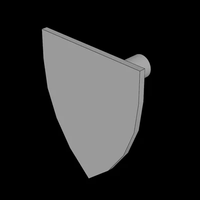 Khiên Tam Giác Cho Minifig LEGO (Tương Thích 3846) In 3D Độc Đáo