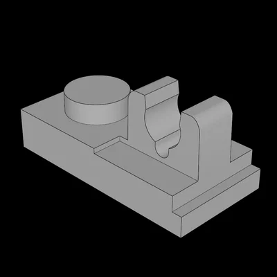 Mảnh ghép Lego 1x2 kèm kẹp giữ tương thích in 3D chất lượng cao